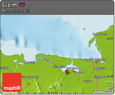 Physical Map of Lizim