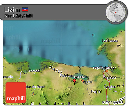 Satellite Map of Lizim