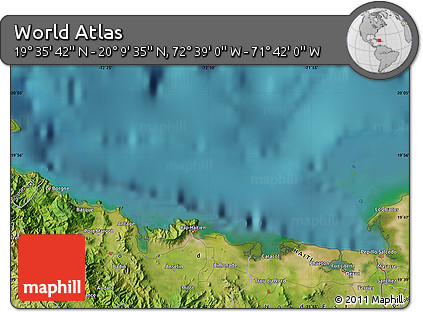 Satellite Map of the Area around 19° 52' 38" N, 72° 10' 30" W