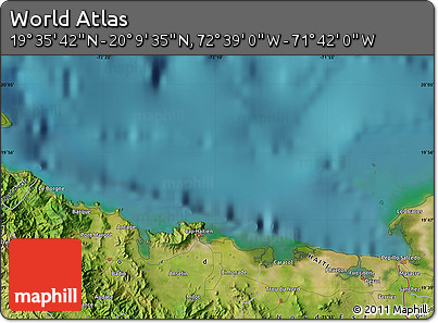 Satellite Map of the Area around 19° 52' 38" N, 72° 10' 30" W