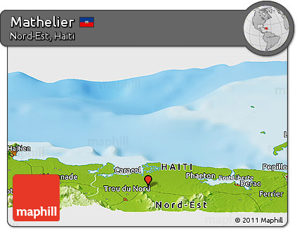Physical Panoramic Map of Mathelier