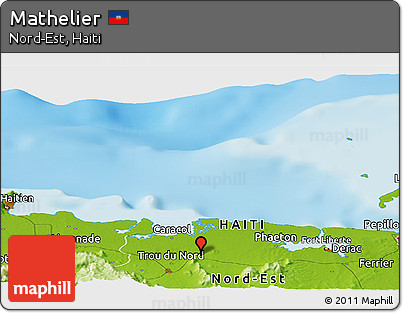Physical Panoramic Map of Mathelier