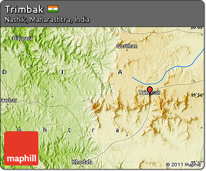 Physical Map of Trimbak