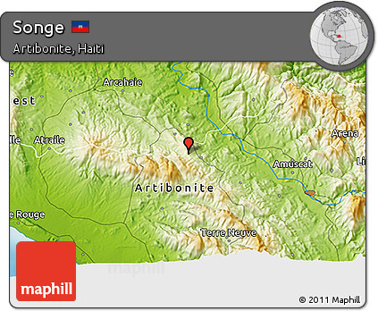 Physical 3D Map of Songe