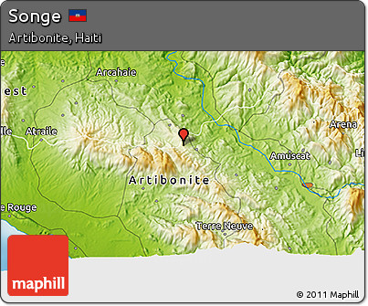 Physical 3D Map of Songe