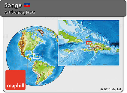 Physical Location Map of Songe