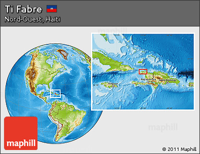 Physical Location Map of Ti Fabre