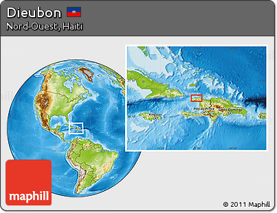 Physical Location Map of Dieubon
