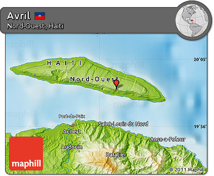 Physical Map of Avril