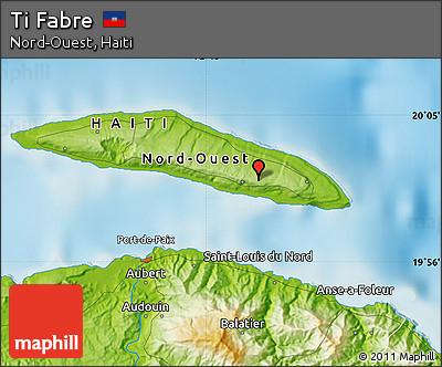 Physical Map of Ti Fabre