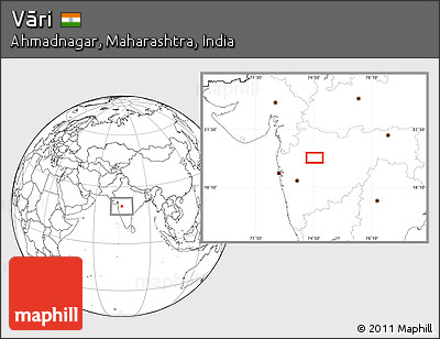 Blank Location Map of Vāri