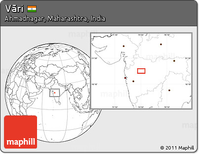 Blank Location Map of Vāri