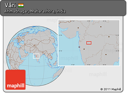 Gray Location Map of Vāri