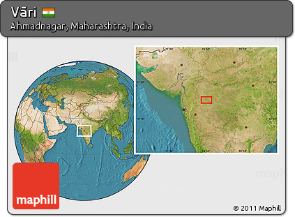 Satellite Location Map of Vāri