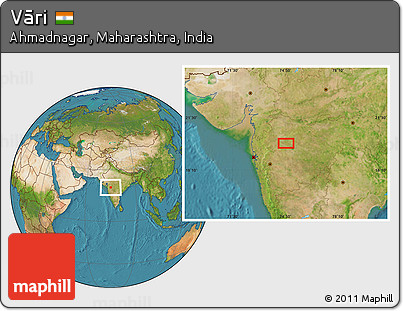 Satellite Location Map of Vāri