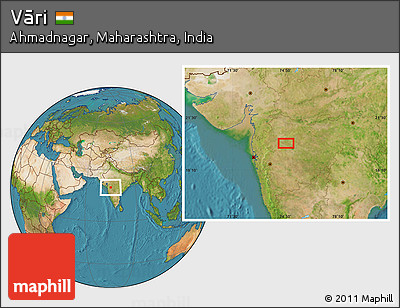 Satellite Location Map of Vāri