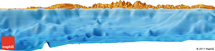 Political Horizon Map of the Area around 19° 52' 38" N, 74° 43' 29" W