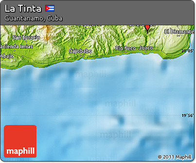 Physical Map of La Tinta