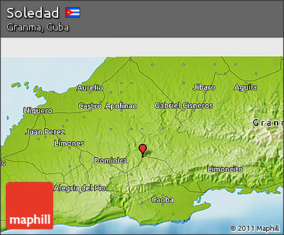 Physical 3D Map of Soledad