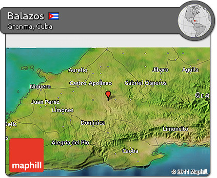 Satellite 3D Map of Balazos