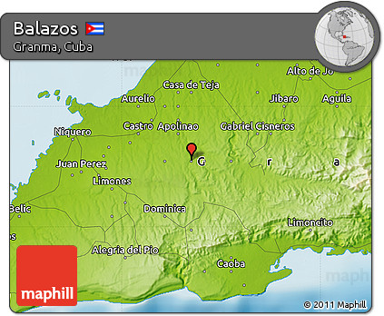 Physical Map of Balazos