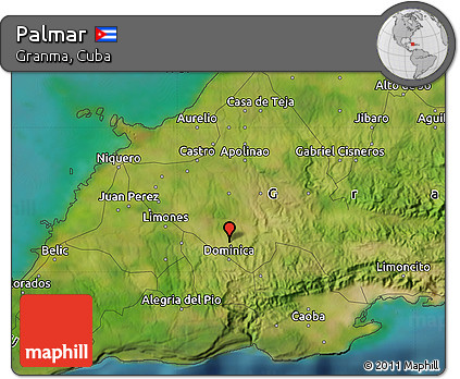 Satellite Map of Palmar
