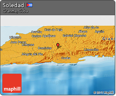 Political Panoramic Map of Soledad
