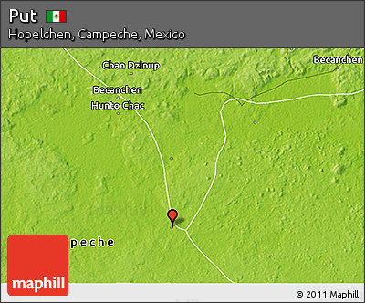 Physical 3D Map of Put