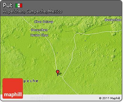 Physical 3D Map of Put