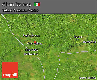 Satellite 3D Map of Chan Dzinup