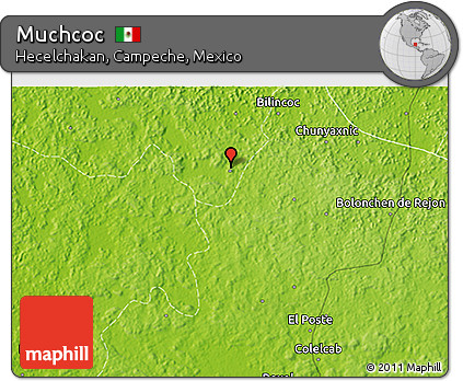 Physical 3D Map of Muchcoc