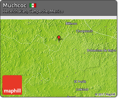 Physical 3D Map of Muchcoc