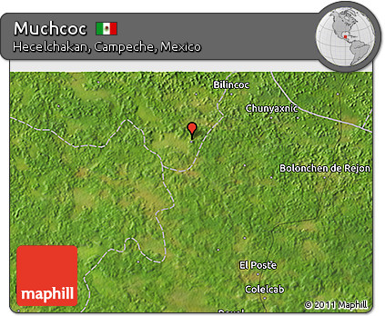 Satellite 3D Map of Muchcoc