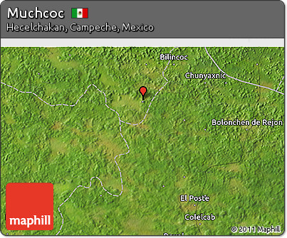 Satellite 3D Map of Muchcoc