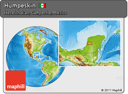 Physical Location Map of Humpeskin