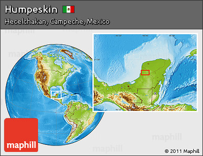 Physical Location Map of Humpeskin