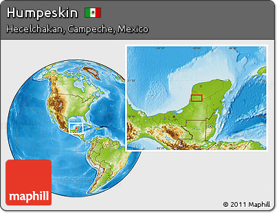 Physical Location Map of Humpeskin