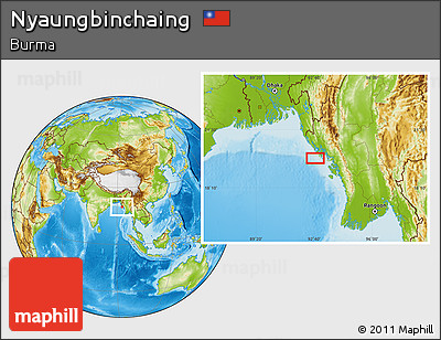Physical Location Map of Nyaungbinchaing
