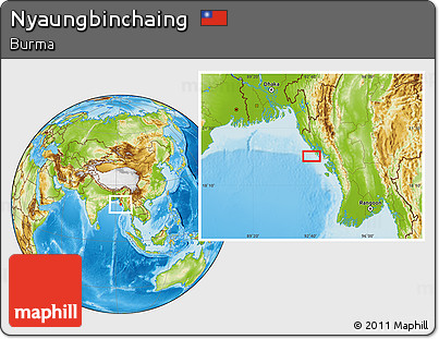 Physical Location Map of Nyaungbinchaing
