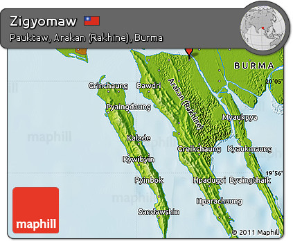 Physical Map of Zigyomaw