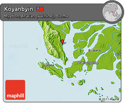 Physical 3D Map of Koyanbyin