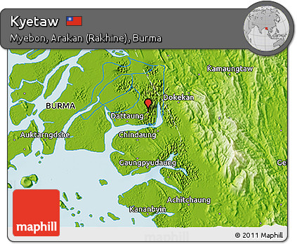 Physical 3D Map of Kyetaw