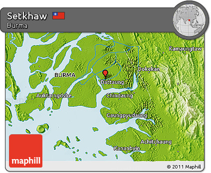 Physical 3D Map of Setkhaw
