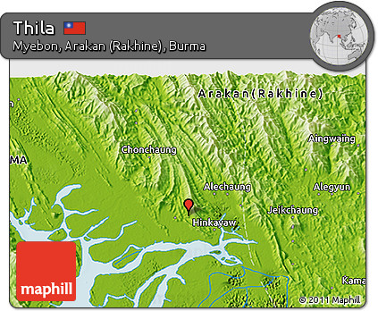Physical 3D Map of Thila