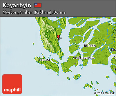 Physical 3D Map of Koyanbyin