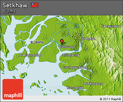 Physical 3D Map of Setkhaw