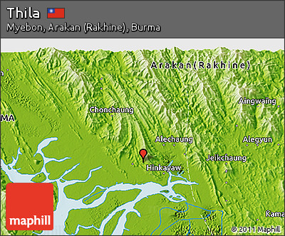 Physical 3D Map of Thila