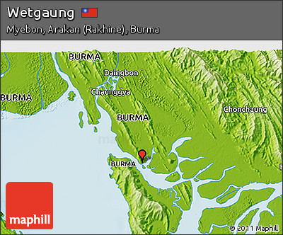 Physical 3D Map of Wetgaung