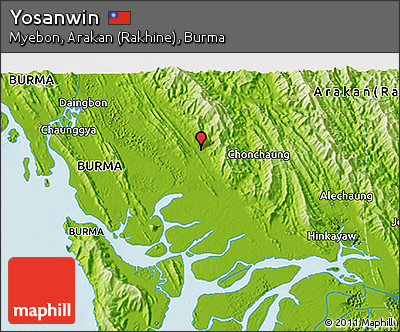 Physical 3D Map of Yosanwin
