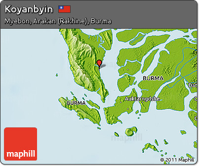 Physical 3D Map of Koyanbyin